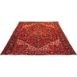 One Of The Kind Persian Heriz Rug 12'7" x 9'6"